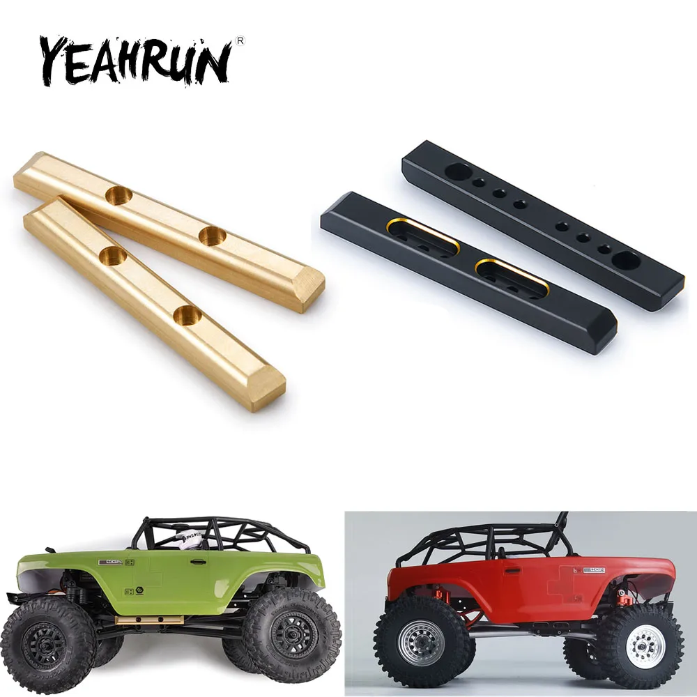 YEAHRUN Brass Girder Protection Bars for Axial SCX24 Deadbolt Gladiator Bronco Wrangler C10 1/24 RC Crawler Car Upgrade Parts
YEAHRUN Brass Girder Protection Bars for Axial SCX24 Deadbolt Gladiator Bronco Wrangler C10 1/24 RC Crawler Car Upgrade Parts