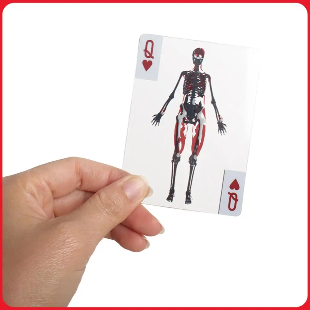 Funny Anatomy Poker Reusable Body Transparent Playing Cards Wear Resist Human Anatomy Playing Cards for Anatomy Enthusiasts
Funny Anatomy Poker Reusable Body Transparent Playing Cards Wear Resist Human Anatomy Playing Cards for Anatomy Enthusiasts