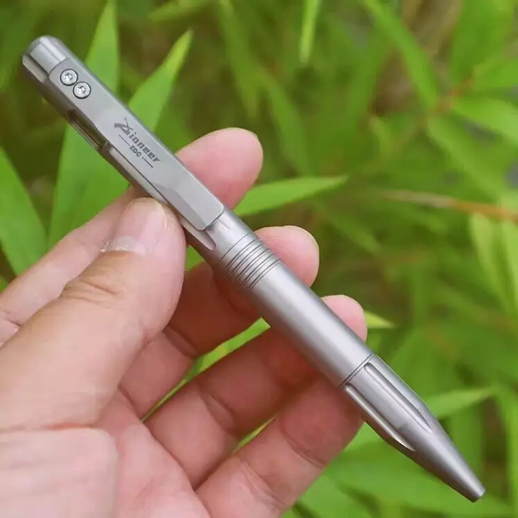 Titanium Alloy Pocket Ball Pen Tactical Signature Ballpoint Pen Outdoor EDC Tool
Titanium Alloy Pocket Ball Pen Tactical Signature Ballpoint Pen Outdoor EDC Tool