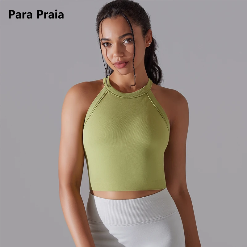 Para Praia бесшовный вязаный однотонный дышащий жилет для йоги для бега, фитнеса, йоги, одежда для женщин
Para Praia бесшовный вязаный однотонный дышащий жилет для йоги для бега, фитнеса, йоги, одежда для женщин