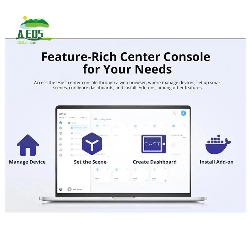 AED5-Ewelink Ihost Smart Home Hub Aibridge Zigbee 3.0 Gateway Matter Частный локальный сервер для устройств Wi-Fi LAN Open API (2 ГБ) Du
AED5-Ewelink Ihost Smart Home Hub Aibridge Zigbee 3.0 Gateway Matter Частный локальный сервер для устройств Wi-Fi LAN Open API (2 ГБ) Du