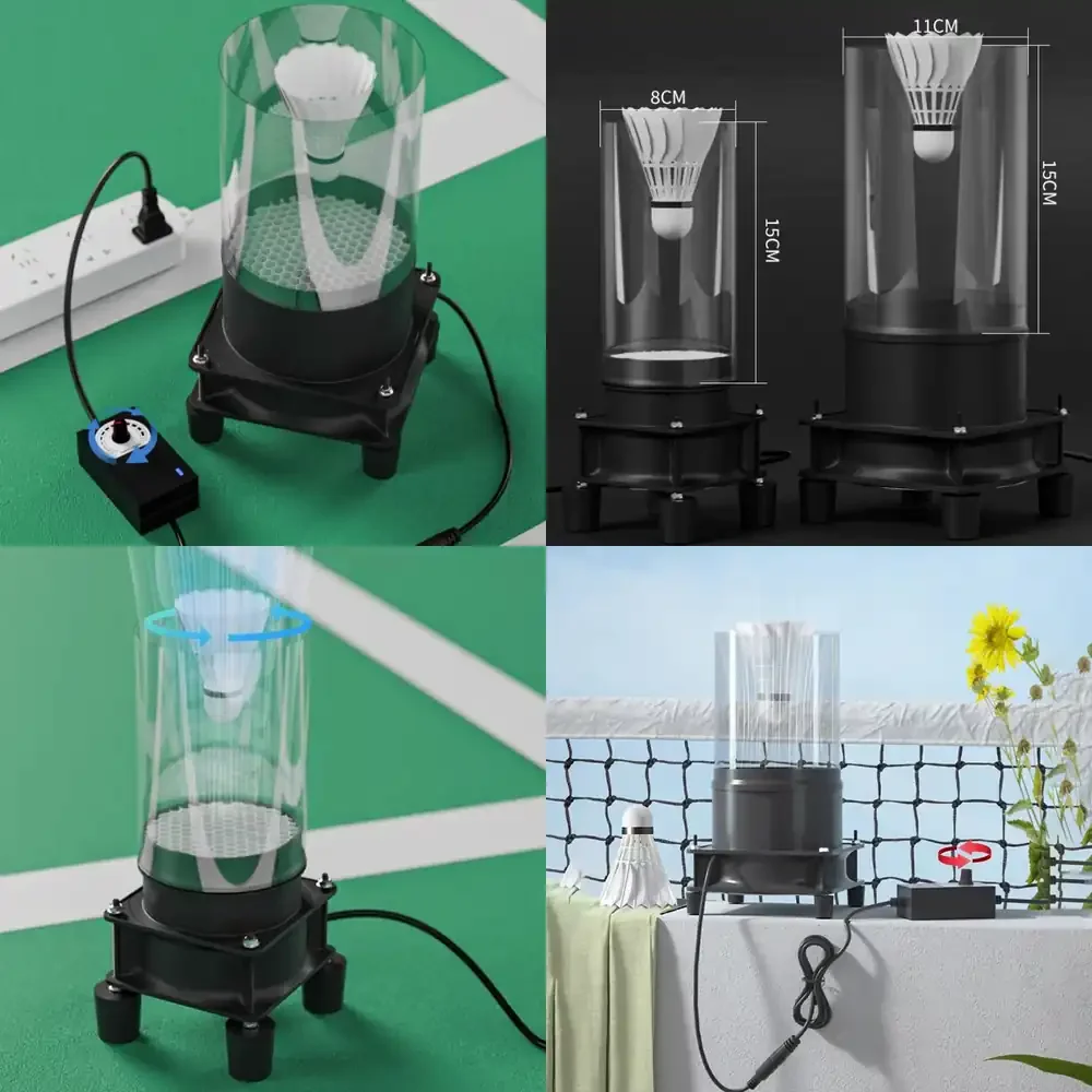 WAP01 Plastic Badminton Wind Test Machine Adjustable Badminton Flight Testing Device Professional Ball Repair Tool Portable
WAP01 Plastic Badminton Wind Test Machine Adjustable Badminton Flight Testing Device Professional Ball Repair Tool Portable