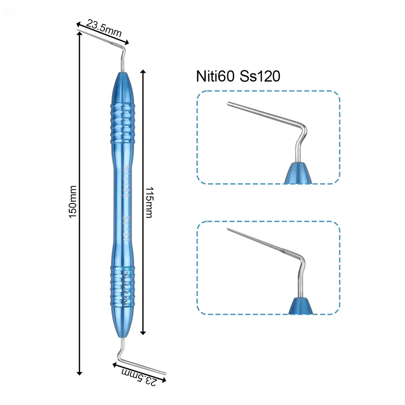Dental Gutta Percha Hand Plugger Vertical Pressure Root Canal Filling Instrument
Dental Gutta Percha Hand Plugger Vertical Pressure Root Canal Filling Instrument