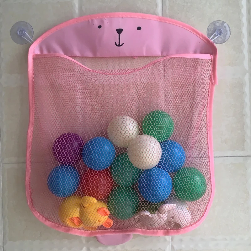 Kids' Cartoon Mesh Hanging Bag - Suction Cup Bath Toy Storage with Animal Design, Waterproof Baby Bathroom Organizer
Kids' Cartoon Mesh Hanging Bag - Suction Cup Bath Toy Storage with Animal Design, Waterproof Baby Bathroom Organizer