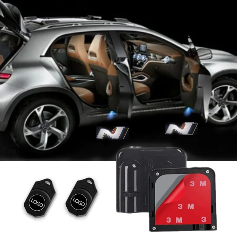 Car Door LED Lights Welcome Projector Lamp N Logo For Hyundai N LINE Veloster Kona Elantra i30 i20 Sonata 
Car Door LED Lights Welcome Projector Lamp N Logo For Hyundai N LINE Veloster Kona Elantra i30 i20 Sonata
