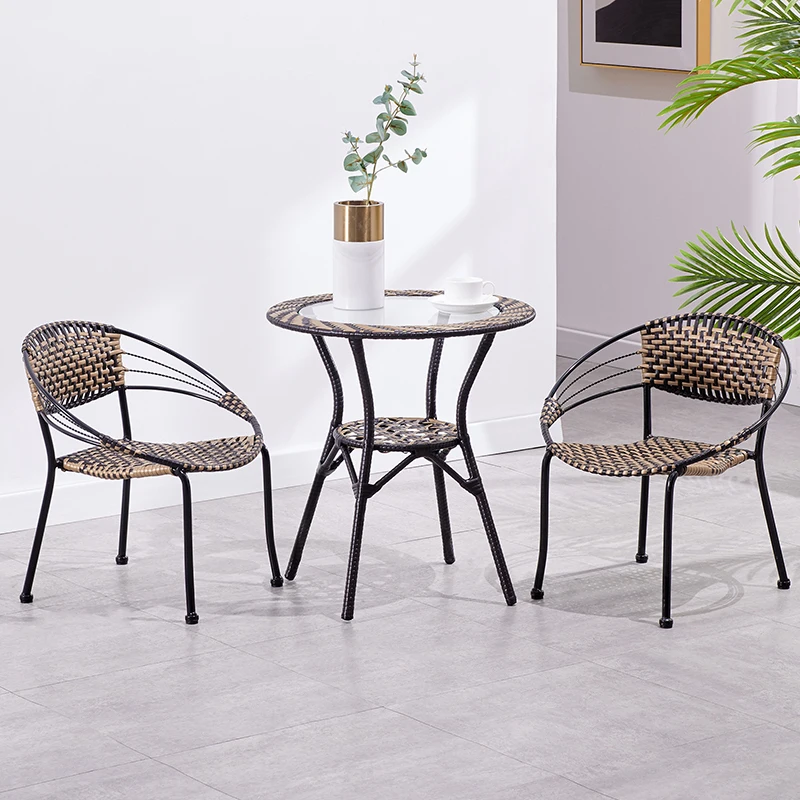 Small rattan chair single chair simple rattan chair plastic highchairs balcony home adult woven round-backed armchair
Small rattan chair single chair simple rattan chair plastic highchairs balcony home adult woven round-backed armchair