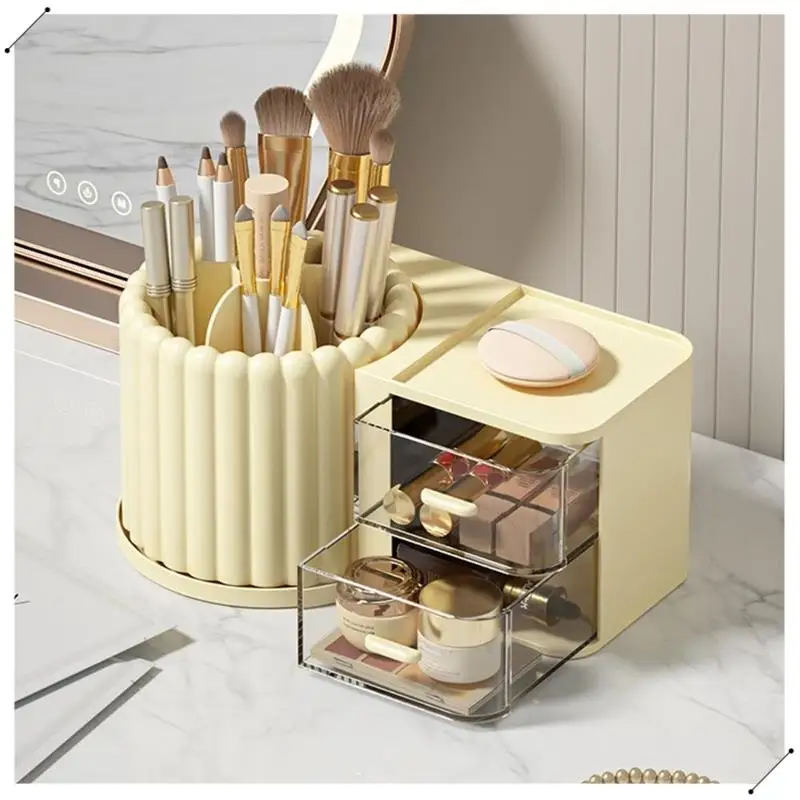 Drawer Cosmetic Storage Box Large Capacity Makeup Organizer Home Skin Care Desktop Lipstick Brush Storage Tool
Drawer Cosmetic Storage Box Large Capacity Makeup Organizer Home Skin Care Desktop Lipstick Brush Storage Tool