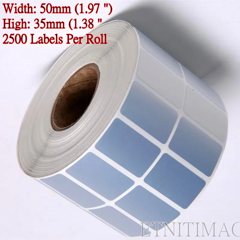 (2500Sheet/Roll Label stickers) Silver PET barcode label 50mm(1.97")x35mm (1.38")For ZEbra Serial Numbering and Bar Code Print
(2500Sheet/Roll Label stickers) Silver PET barcode label 50mm(1.97")x35mm (1.38")For ZEbra Serial Numbering and Bar Code Print