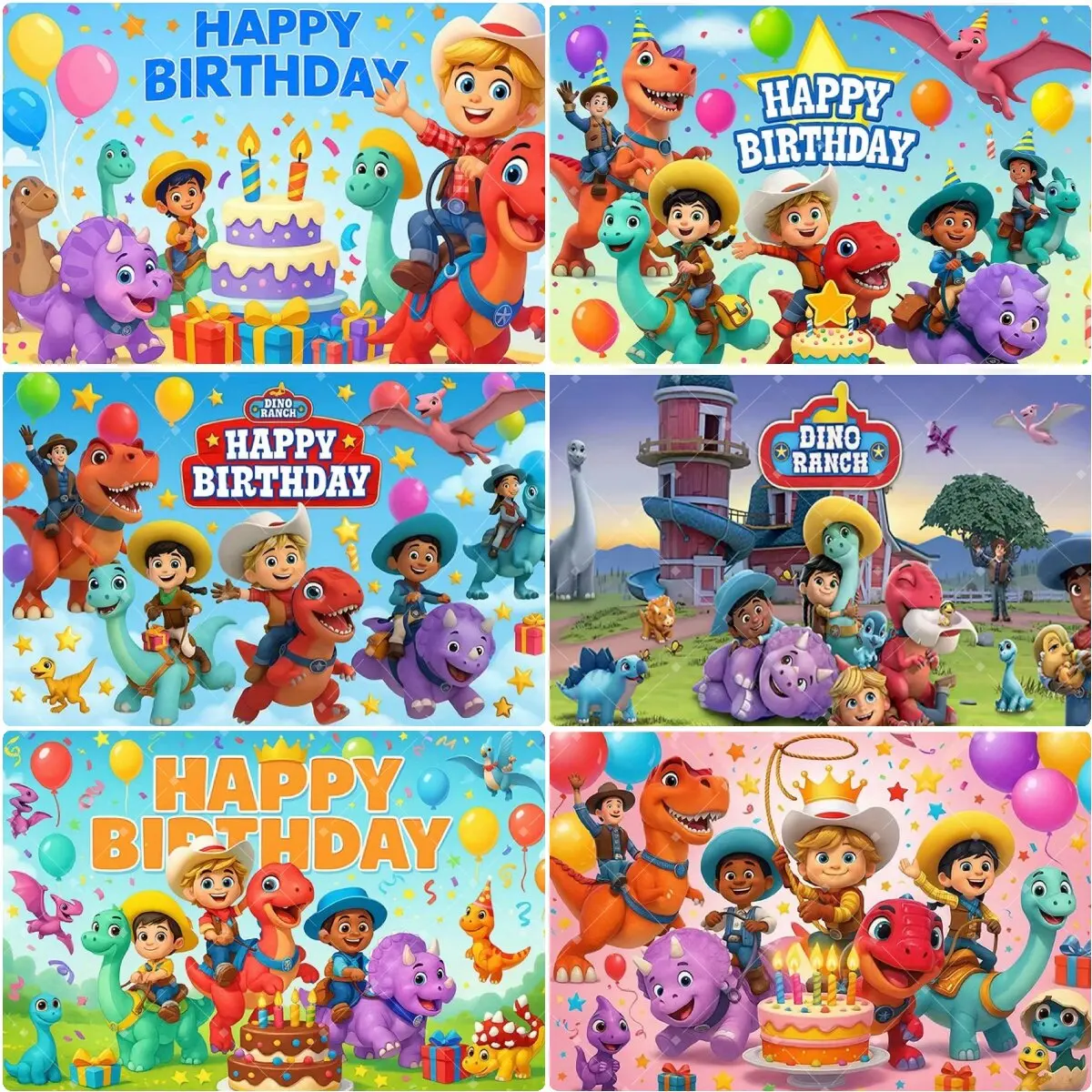 DinoRanchs Happy Birthday Backdrop Dinosaur Theme Party Decorations Photography Banner Boys Girls Birthday Party Props
DinoRanchs Happy Birthday Backdrop Dinosaur Theme Party Decorations Photography Banner Boys Girls Birthday Party Props