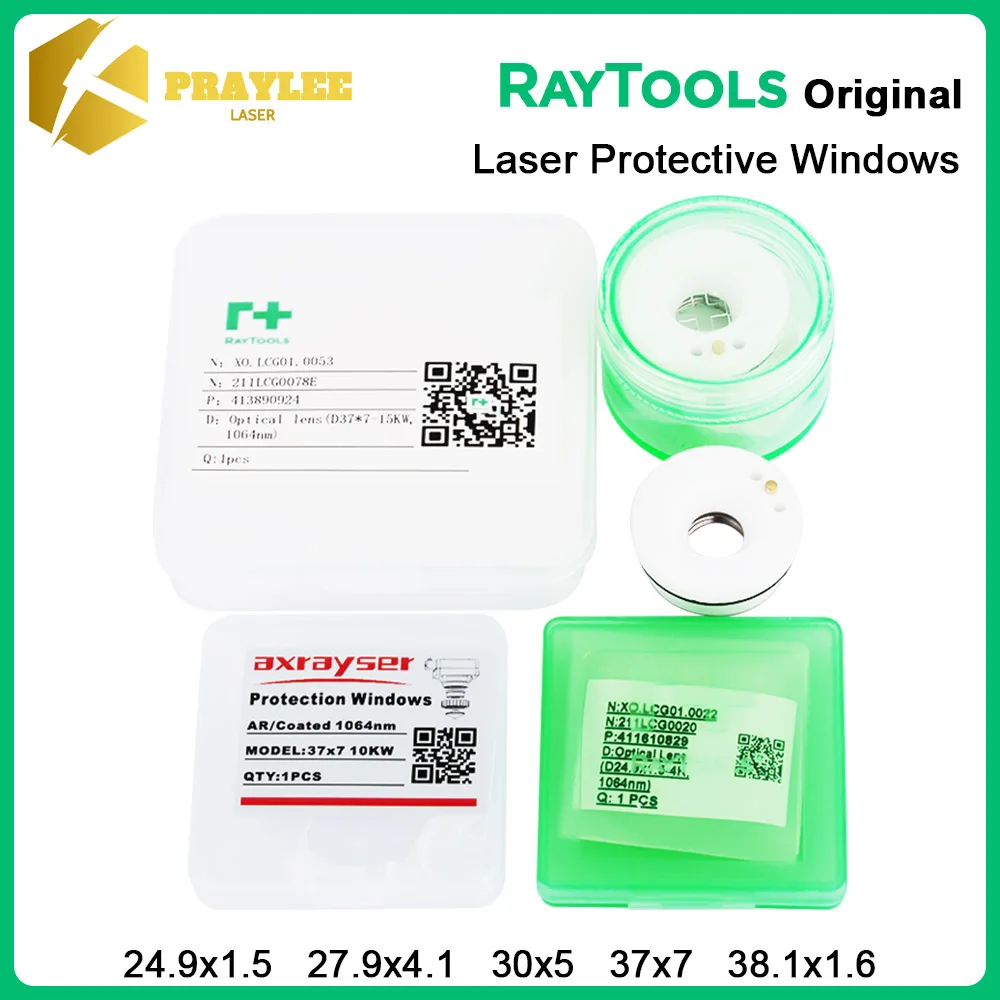 Original Ryatools Protective Windows 27.9x4.1 37x7 Laser Protective Lens Raytools Laser Ceramic D28 D32 for Fiber Cutiing Head
Original Ryatools Protective Windows 27.9x4.1 37x7 Laser Protective Lens Raytools Laser Ceramic D28 D32 for Fiber Cutiing Head