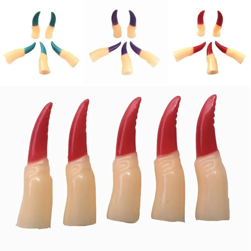 5PCS/set Fake Fingers Zombie Witch Fake Fingers Colorful Black/ Red Halloween Finger Covers Scary Festival Toys
5PCS/set Fake Fingers Zombie Witch Fake Fingers Colorful Black/ Red Halloween Finger Covers Scary Festival Toys