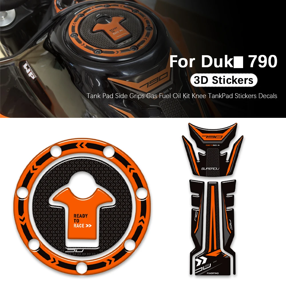 Motorcycle For 790 Duk accessories Fairing Fender Protector Tank Pad Side Grips Gas Fuel Oil Kit Knee TankPad 3D Stickers Decals
Motorcycle For 790 Duk accessories Fairing Fender Protector Tank Pad Side Grips Gas Fuel Oil Kit Knee TankPad 3D Stickers Decals