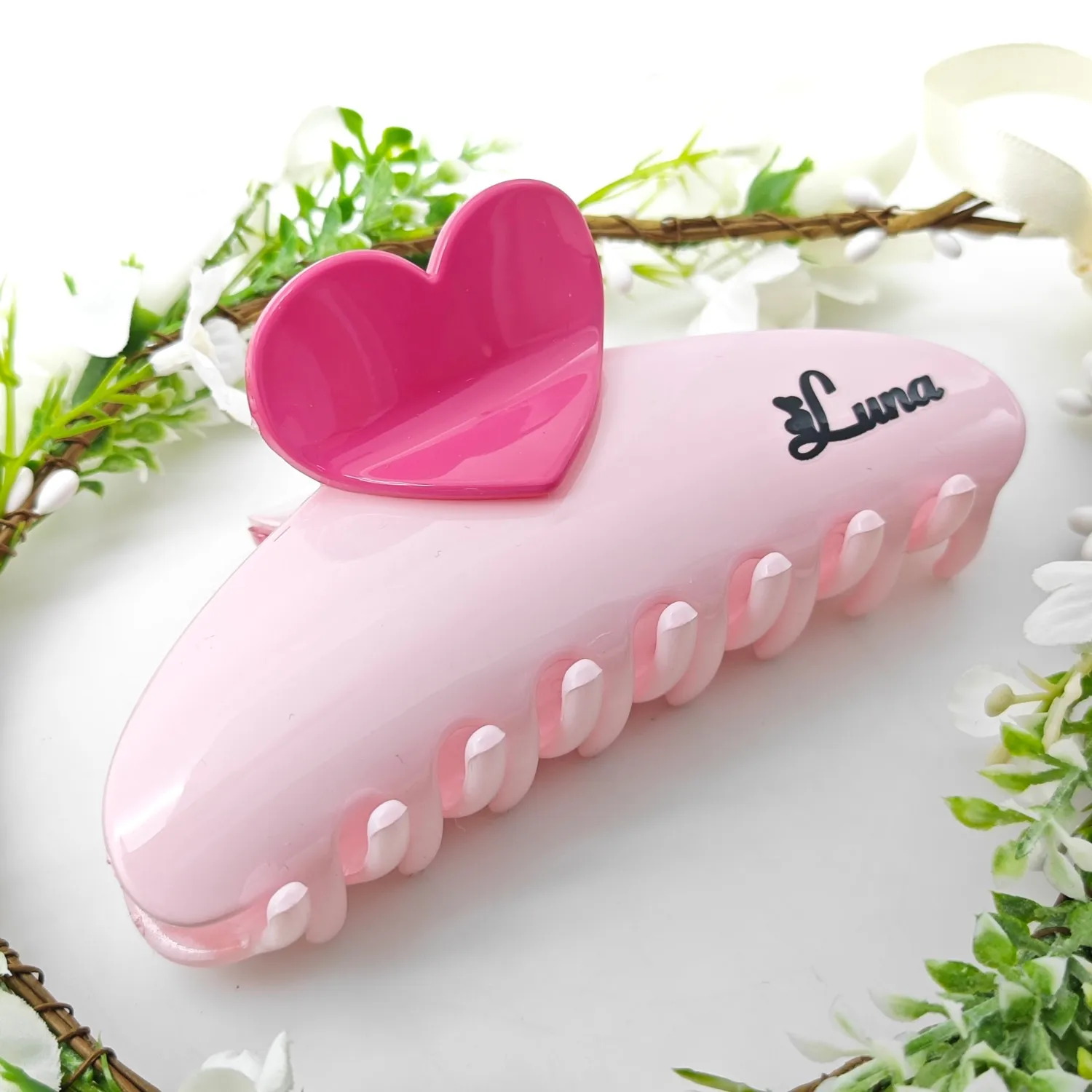 DOREMI Custom Name Heart Hair Claw Elegant Personalized Hairpin Daily Wear Hair Accessory Ideal Gift For Her Hairclips
DOREMI Custom Name Heart Hair Claw Elegant Personalized Hairpin Daily Wear Hair Accessory Ideal Gift For Her Hairclips