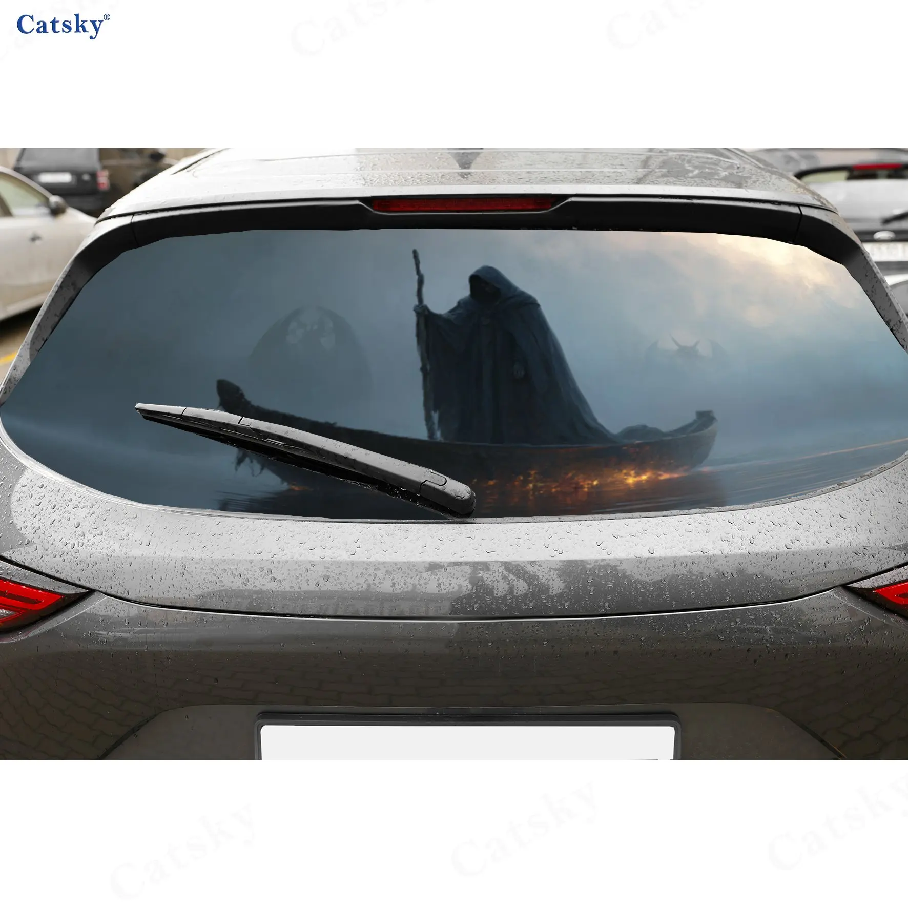 Underworld Ferry Reaper PVC Perforated Car Vinyl Wraps, Durable Car Windshield Sticker, Waterproof Car Window Decal
Underworld Ferry Reaper PVC Perforated Car Vinyl Wraps, Durable Car Windshield Sticker, Waterproof Car Window Decal