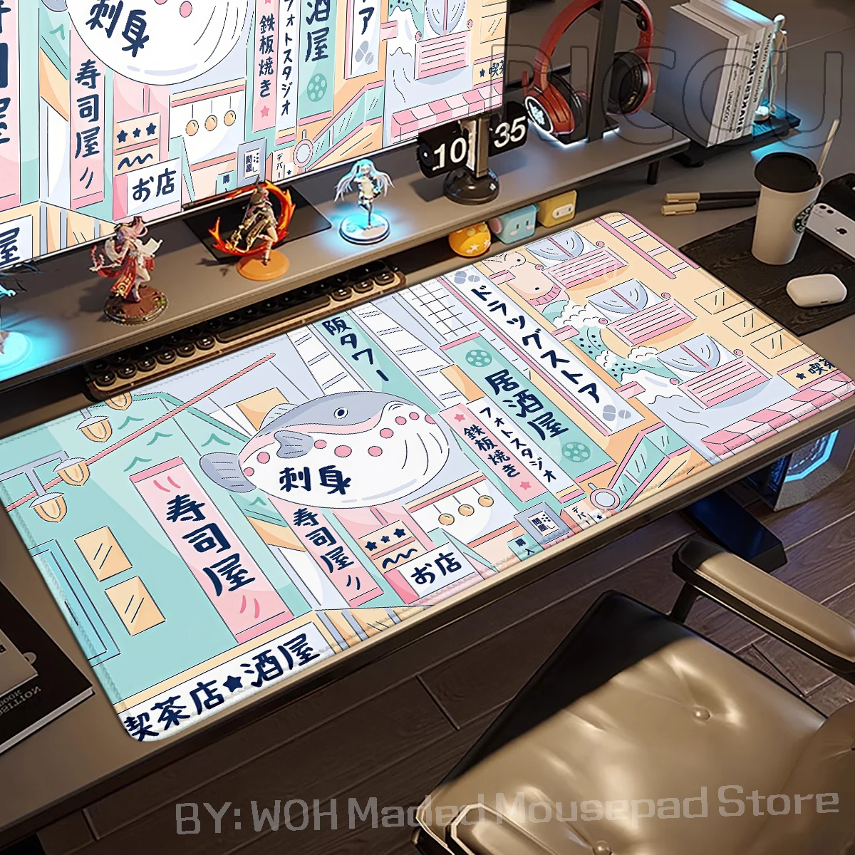 Cute Tokyo Street Deskmat Japan Pink Gamer Mouse Pad Office Kawaii Mousepad Large Keyboard Pad Street View Mat XXL Gaming Carpet
Cute Tokyo Street Deskmat Japan Pink Gamer Mouse Pad Office Kawaii Mousepad Large Keyboard Pad Street View Mat XXL Gaming Carpet