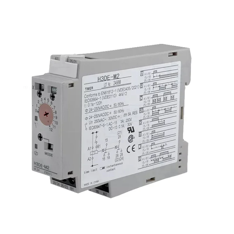 New Brand New and Original H3DE-M2 Timer Relay Module PLC Programmable Controller
New Brand New and Original H3DE-M2 Timer Relay Module PLC Programmable Controller