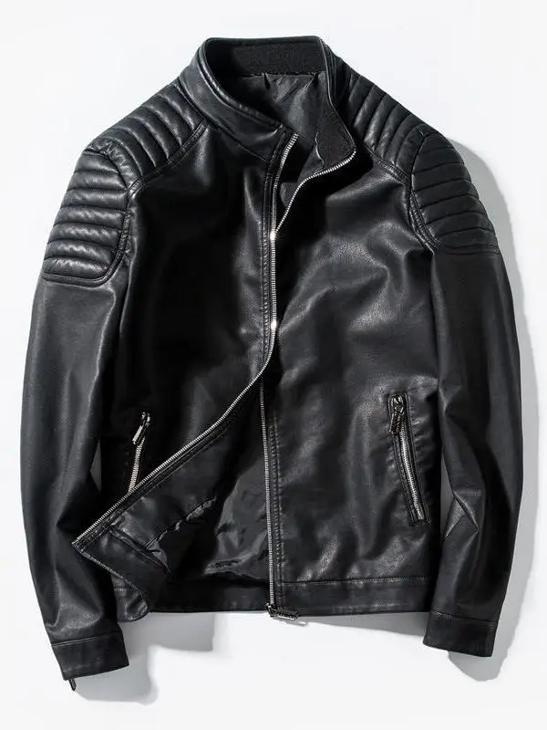 Men's Casual Biker PU Leather Jaet Long Sve Zipper Closure Straight Hem Busin Casual Sle Youthful Energy Autumn Wear
Men's Casual Biker PU Leather Jaet Long Sve Zipper Closure Straight Hem Busin Casual Sle Youthful Energy Autumn Wear