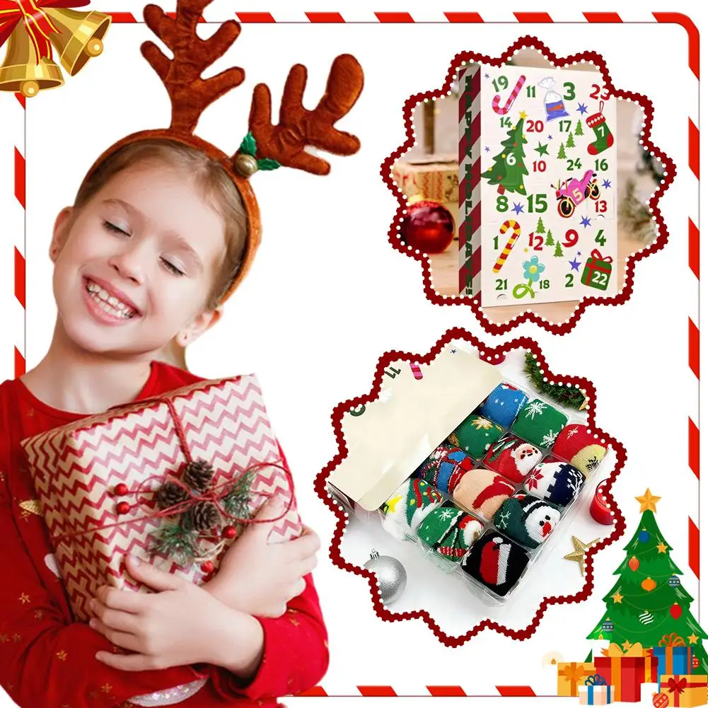 24-Day Countdown Christmas Stocking Blind Box Fun Christmas Countdown Gifts For 2025 Soft & Comfortable Fabric
24-Day Countdown Christmas Stocking Blind Box Fun Christmas Countdown Gifts For 2025 Soft & Comfortable Fabric