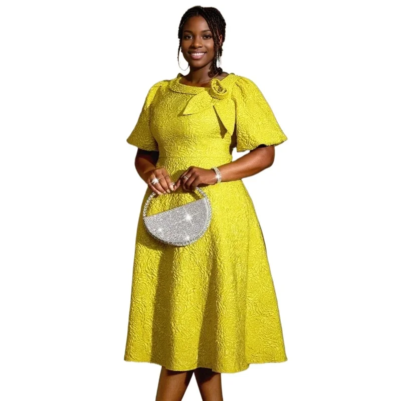Elegant African Dresses for Women 2025 New Spring Summer Fashion Africa Clothing Puff Sleeve Print Evening Party Long Robe
Elegant African Dresses for Women 2025 New Spring Summer Fashion Africa Clothing Puff Sleeve Print Evening Party Long Robe