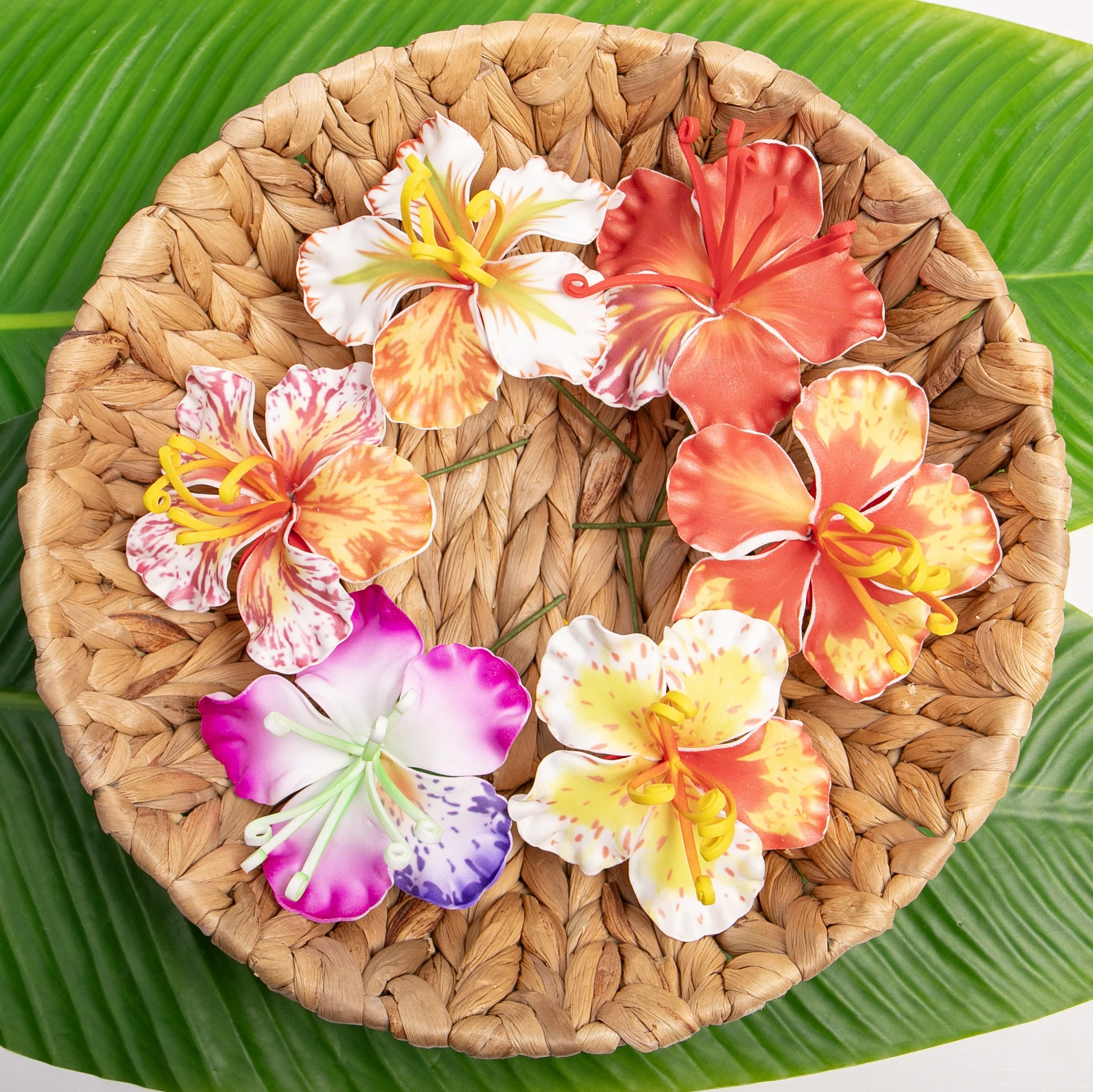 2026 New Trend Hair Accessories Hair Pick Hibiscus EVA Flower for Hula Dance Girl Women Decoration for Tahitian Dance Costum
2026 New Trend Hair Accessories Hair Pick Hibiscus EVA Flower for Hula Dance Girl Women Decoration for Tahitian Dance Costum