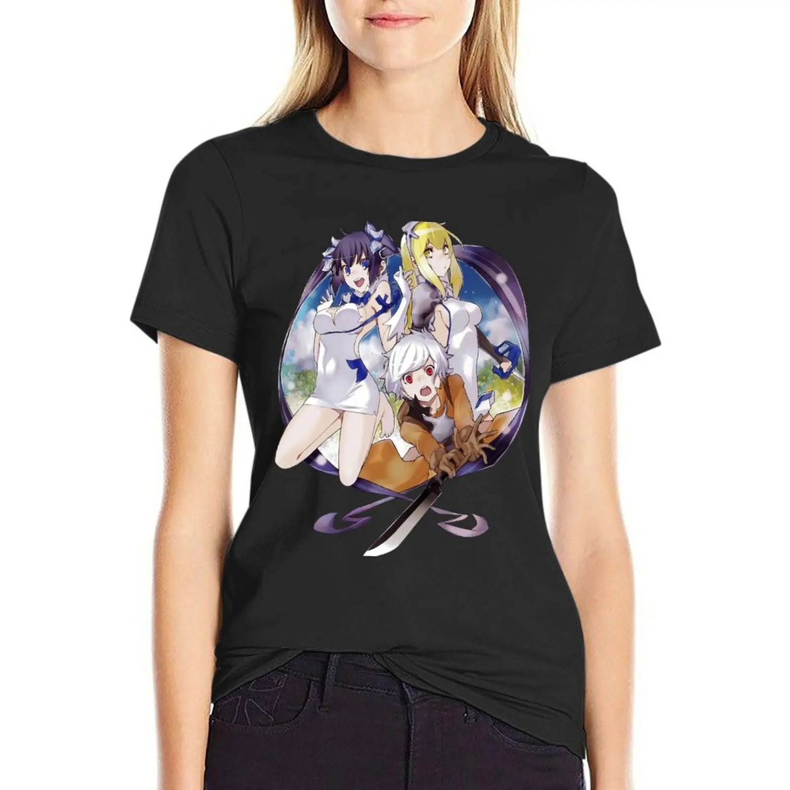 Danmachi T-Shirt anime plus sizes korean fashion cute clothes t-shirt dress for Women plus size
Danmachi T-Shirt anime plus sizes korean fashion cute clothes t-shirt dress for Women plus size