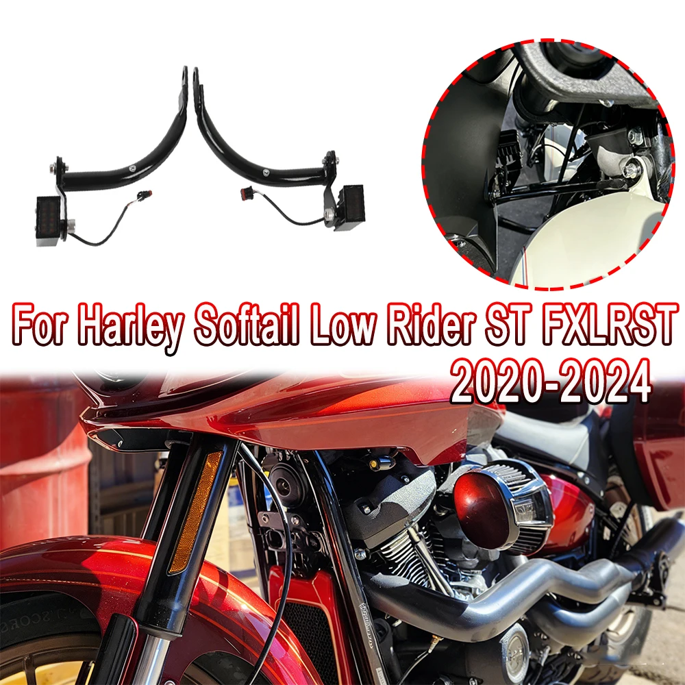 Motorcycle accessories Front Fairing Support Bar Brackets Mount Kit For Softail Low Rider EI Diablo ST FXLRST 117 2020-2024
Motorcycle accessories Front Fairing Support Bar Brackets Mount Kit For Softail Low Rider EI Diablo ST FXLRST 117 2020-2024