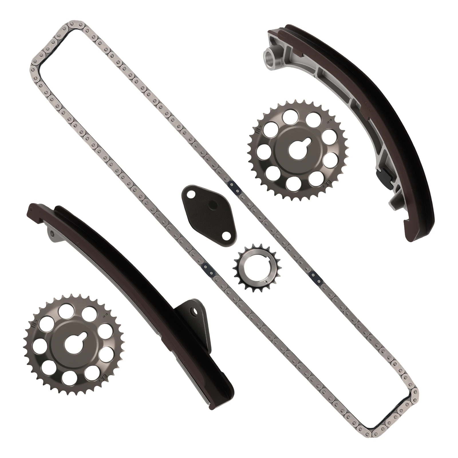 Front Timing Chain Kit for Chevrolet Prizm 1.8L 16V 1998-1999 130 Links
Front Timing Chain Kit for Chevrolet Prizm 1.8L 16V 1998-1999 130 Links