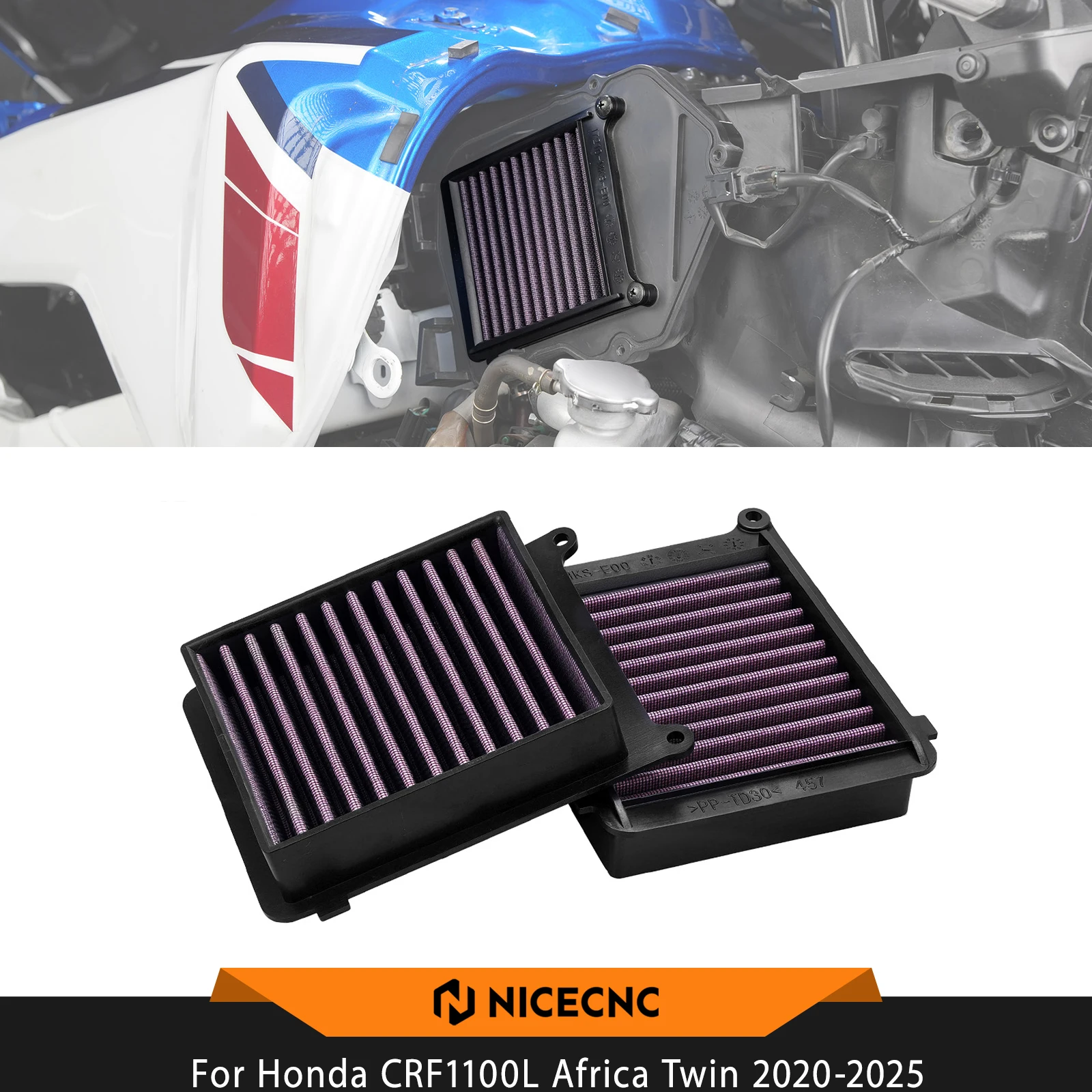 Воздушный фильтр NICECNC High Flow для Honda CRF1100L Africa Twin 2020-2026, 2025, 2024, 2023, 2022, 2021
Воздушный фильтр NICECNC High Flow для Honda CRF1100L Africa Twin 2020-2026, 2025, 2024, 2023, 2022, 2021