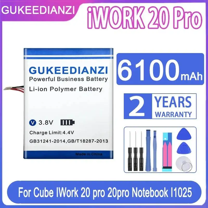 Premium Replacement Tablet Battery 6100MAh For Cube Iwork 20 Pro I1025 Laptop 426487-2S NO Frame
Premium Replacement Tablet Battery 6100MAh For Cube Iwork 20 Pro I1025 Laptop 426487-2S NO Frame