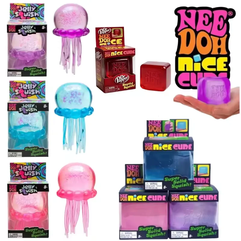 Schylling Nee Doh Jellyfish & Cube Squish Toy, Soft Jelly Squeeze Stress Relief Fidget Toy, Sensory NeeDoh for Kids & Adults
Schylling Nee Doh Jellyfish & Cube Squish Toy, Soft Jelly Squeeze Stress Relief Fidget Toy, Sensory NeeDoh for Kids & Adults