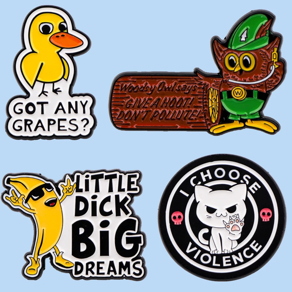 Little Dick Big Dreams Enamel Lapel Pin Badge Pins Hats Clothes Backpacks Decoration Jewelry Accessories Gift
Little Dick Big Dreams Enamel Lapel Pin Badge Pins Hats Clothes Backpacks Decoration Jewelry Accessories Gift