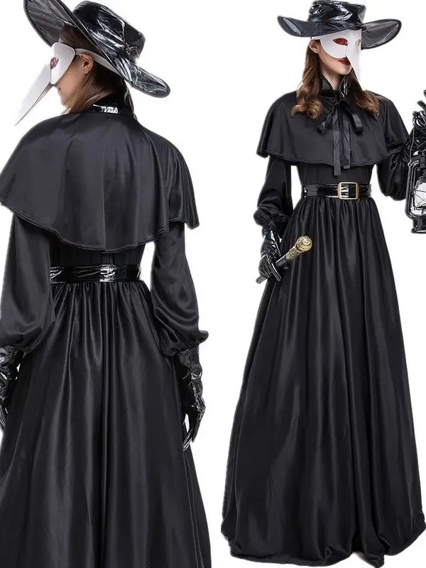 Halloween Cosplay Priest Costume Black Robe Women's Traditional Chinese Stage Outfit Spring 2026 No Brand Registered Trademark
Halloween Cosplay Priest Costume Black Robe Women's Traditional Chinese Stage Outfit Spring 2026 No Brand Registered Trademark