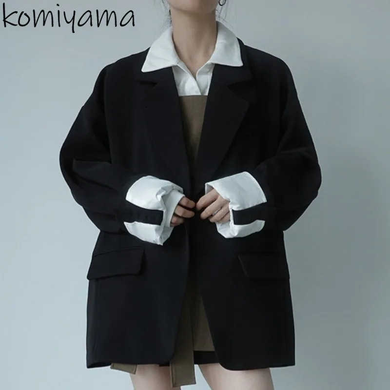 Japan Single Button Jacket Suit Collar Long Sleeve 2025 Chaquetas De Mujer Autumn Jackets Loose Outerwears New Woman Clothing
Japan Single Button Jacket Suit Collar Long Sleeve 2025 Chaquetas De Mujer Autumn Jackets Loose Outerwears New Woman Clothing