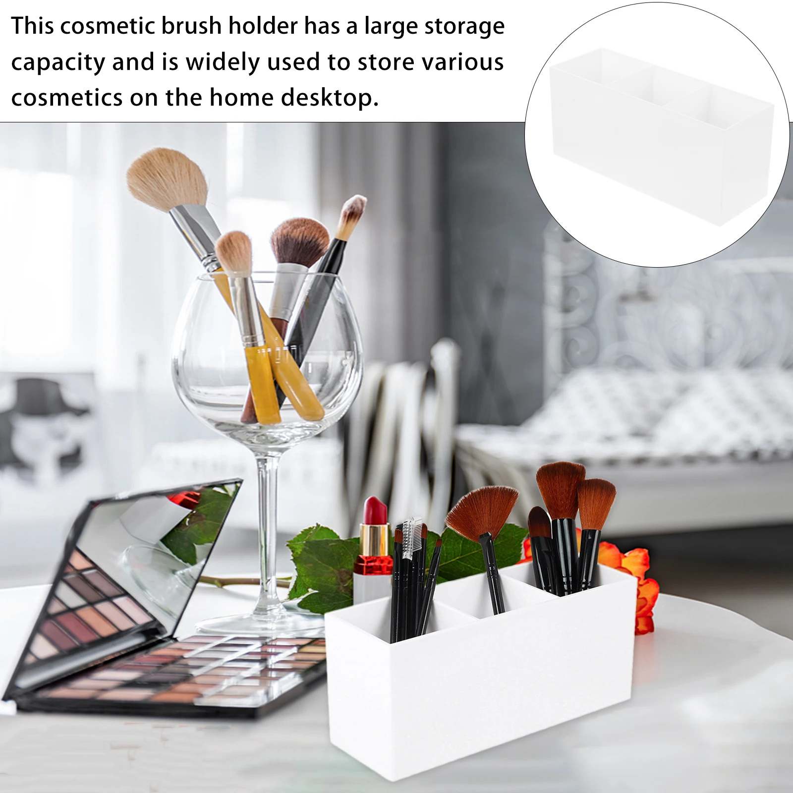 Makeup Brush Holder Organizer Storage Case Desktop Bucket Container Lipstick Stationery Acrylic Large Capacity
Makeup Brush Holder Organizer Storage Case Desktop Bucket Container Lipstick Stationery Acrylic Large Capacity