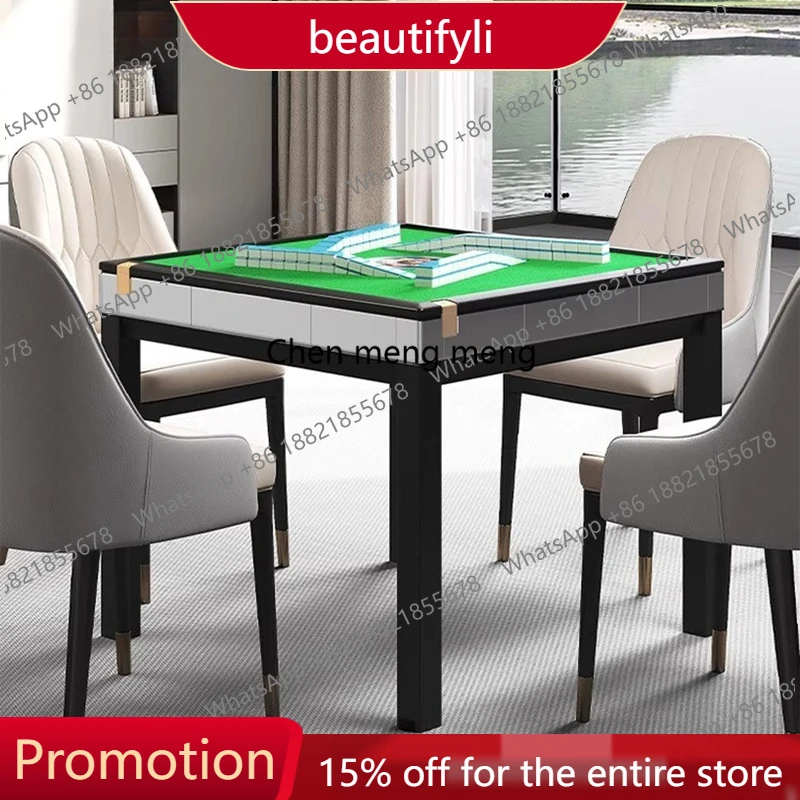 01A Modern Simple Mahjong Table Nordic Luxury Silent Automatic Shuffling Machine Mahjong Table Card Game Metal Home Furniture
01A Modern Simple Mahjong Table Nordic Luxury Silent Automatic Shuffling Machine Mahjong Table Card Game Metal Home Furniture