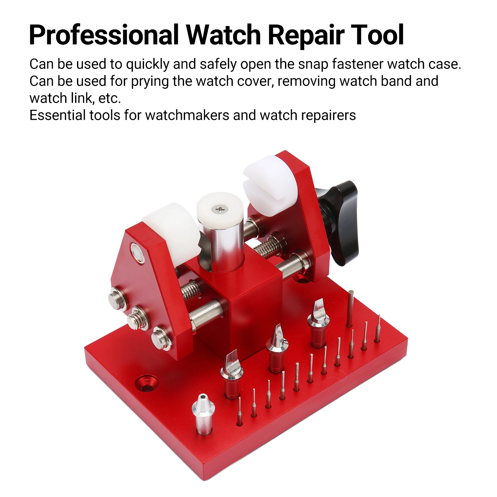 Professional Watch Back Case Cover Opener Watchmaker Repair Tool Set Band Link Remover Adjuster Workbench Remover Watch Tools
Professional Watch Back Case Cover Opener Watchmaker Repair Tool Set Band Link Remover Adjuster Workbench Remover Watch Tools