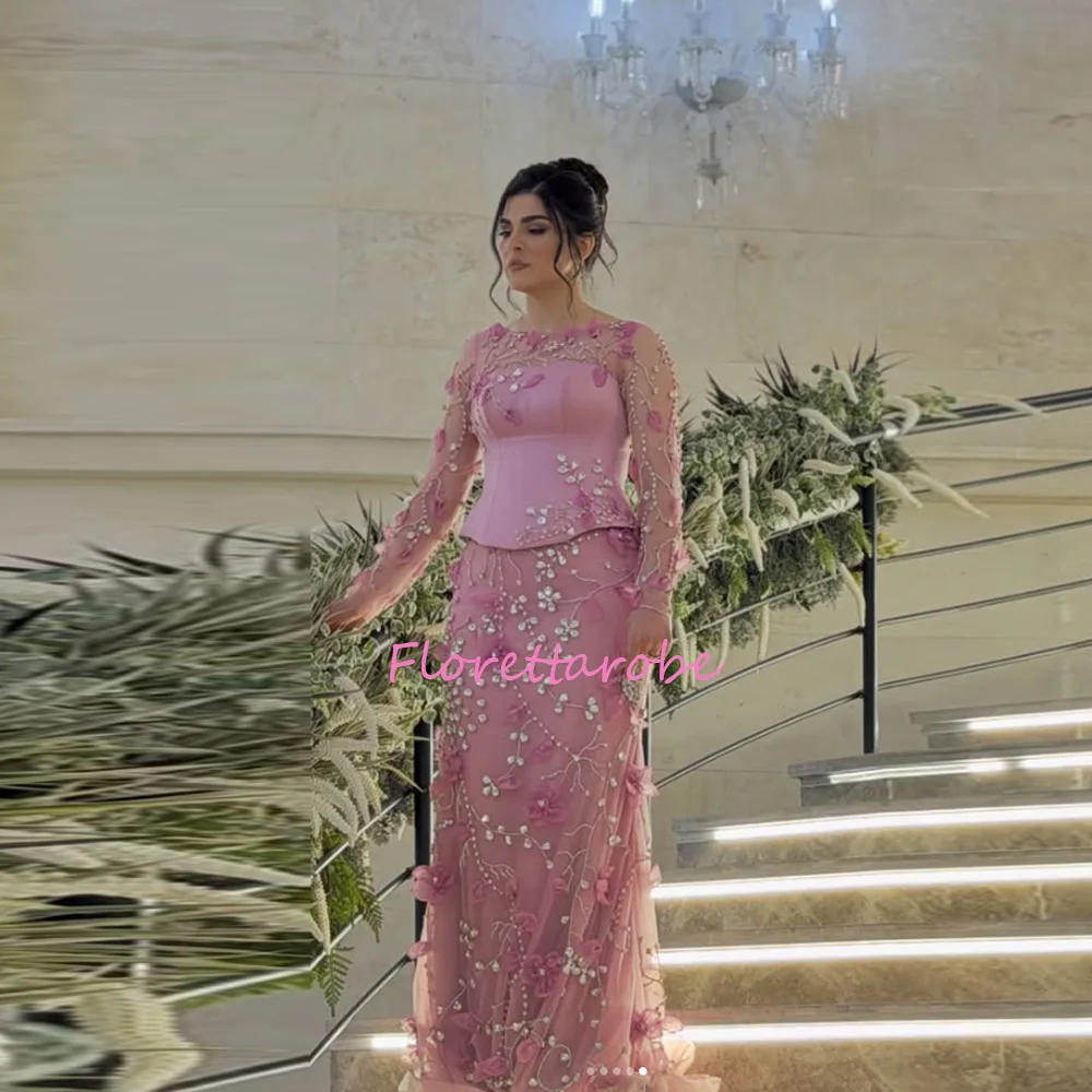  Luxurious 3D Floral Evening Dress Elegant Crystal Prom Gown Charming Long-Sleeved Beaded Floor-Length Party Gown Customized
Luxurious 3D Floral Evening Dress Elegant Crystal Prom Gown Charming Long-Sleeved Beaded Floor-Length Party Gown Customized