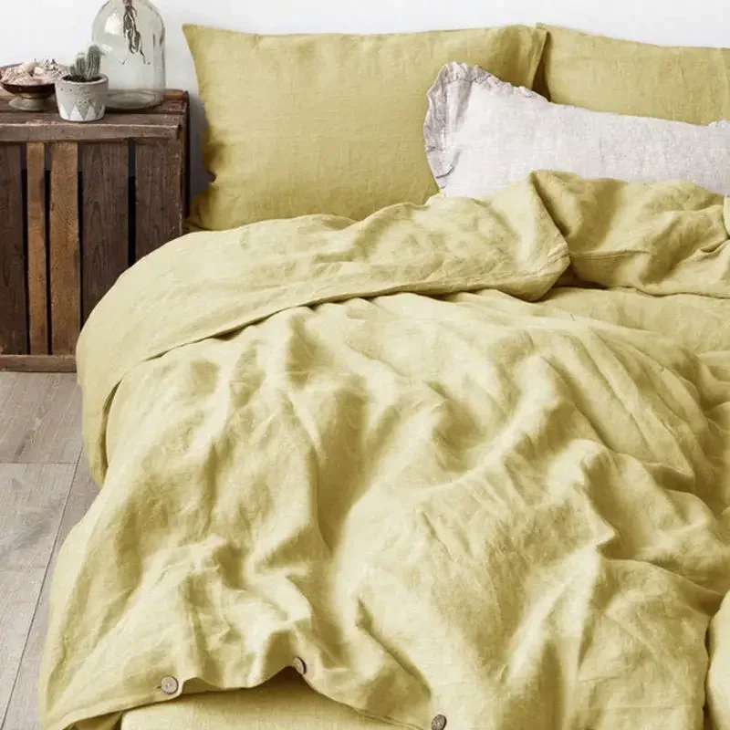100% Linen Duvet Cover Pure Natural French Flax Linen with Button Closure Soft Breathable Durable for Hot Sleepers 1 Pcs Bedding
100% Linen Duvet Cover Pure Natural French Flax Linen with Button Closure Soft Breathable Durable for Hot Sleepers 1 Pcs Bedding