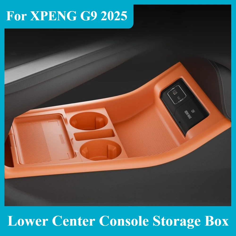 For XPENG G9 2025 Lower Center Console Storage Box Dust-proof Hidden Organizer Tray Deepened Capacity Car Interior Accessories
For XPENG G9 2025 Lower Center Console Storage Box Dust-proof Hidden Organizer Tray Deepened Capacity Car Interior Accessories