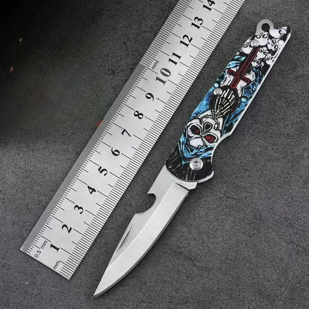 Outdoor High Hardness D2 Steel Mini Folding Knife, Portable Keychain, Suitable for Camping, Barbecue, Fishing, Hiking
Outdoor High Hardness D2 Steel Mini Folding Knife, Portable Keychain, Suitable for Camping, Barbecue, Fishing, Hiking