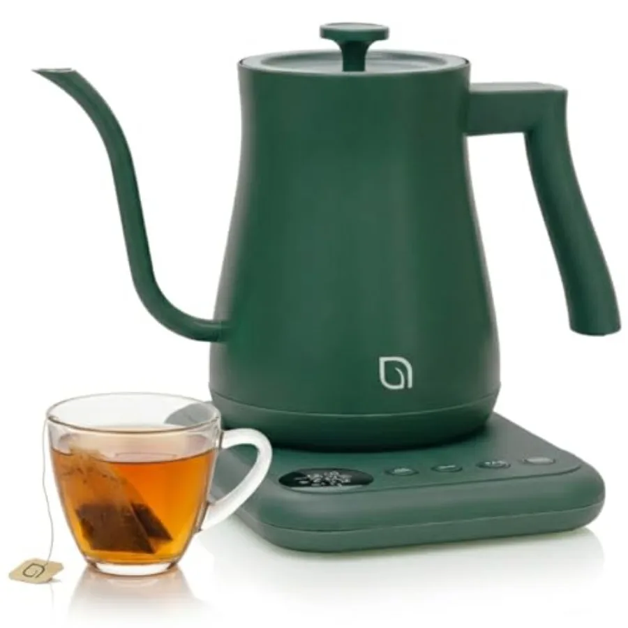 ECO SERIES Gooseneck Electric Kettle with 5 Temperature Presets and Keep Warm Feature 1L Pour Over Kettle for Coffee and Tea 12
ECO SERIES Gooseneck Electric Kettle with 5 Temperature Presets and Keep Warm Feature 1L Pour Over Kettle for Coffee and Tea 12