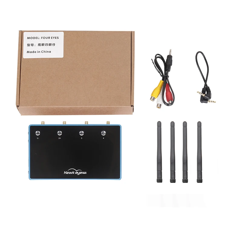 Hawkeye Four Eyes 5.8Ghz Split Screen Racing Drone FPV Aluminum body Receiver with HDMI and TV Dual Way output (720P/1080P)
Hawkeye Four Eyes 5.8Ghz Split Screen Racing Drone FPV Aluminum body Receiver with HDMI and TV Dual Way output (720P/1080P)