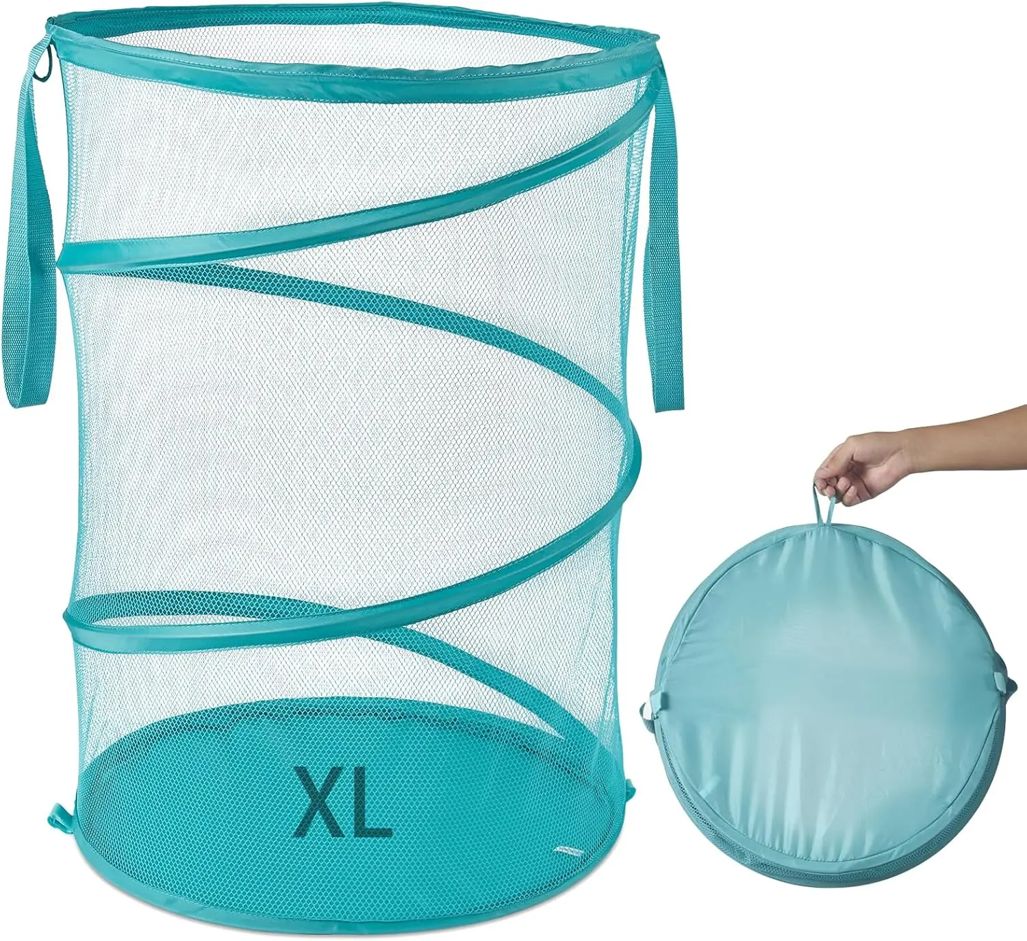 Mesh Popup Laundry Hamper 115L Collapsible Laundry Basket No Lid Extra Large Capacity Foldable
Mesh Popup Laundry Hamper 115L Collapsible Laundry Basket No Lid Extra Large Capacity Foldable