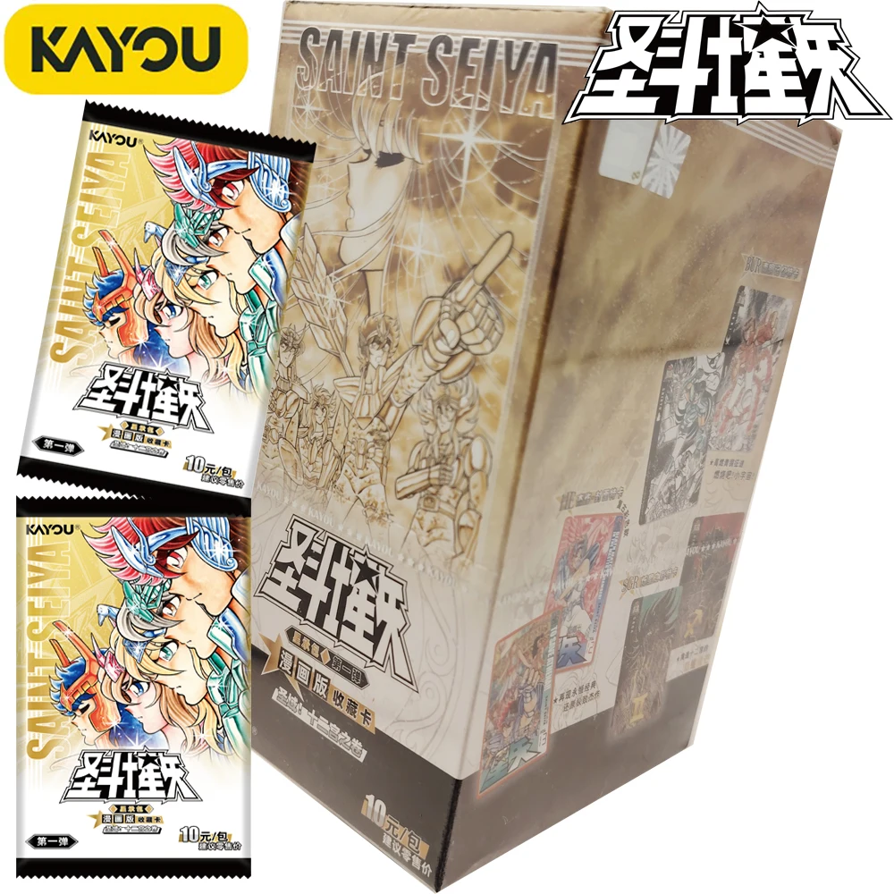 New Official KAYOU Anime Saint Seiya Celebrity Periphery Cards Cartoon Protagonist Practical Exquisite Cards Kids Surprise Gifts
New Official KAYOU Anime Saint Seiya Celebrity Periphery Cards Cartoon Protagonist Practical Exquisite Cards Kids Surprise Gifts