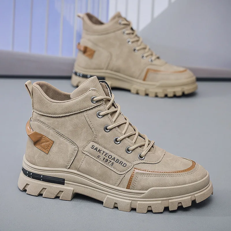 New Fashion men's high top boots casual sports Winter outdoor shoes Anti slip
New Fashion men's high top boots casual sports Winter outdoor shoes Anti slip