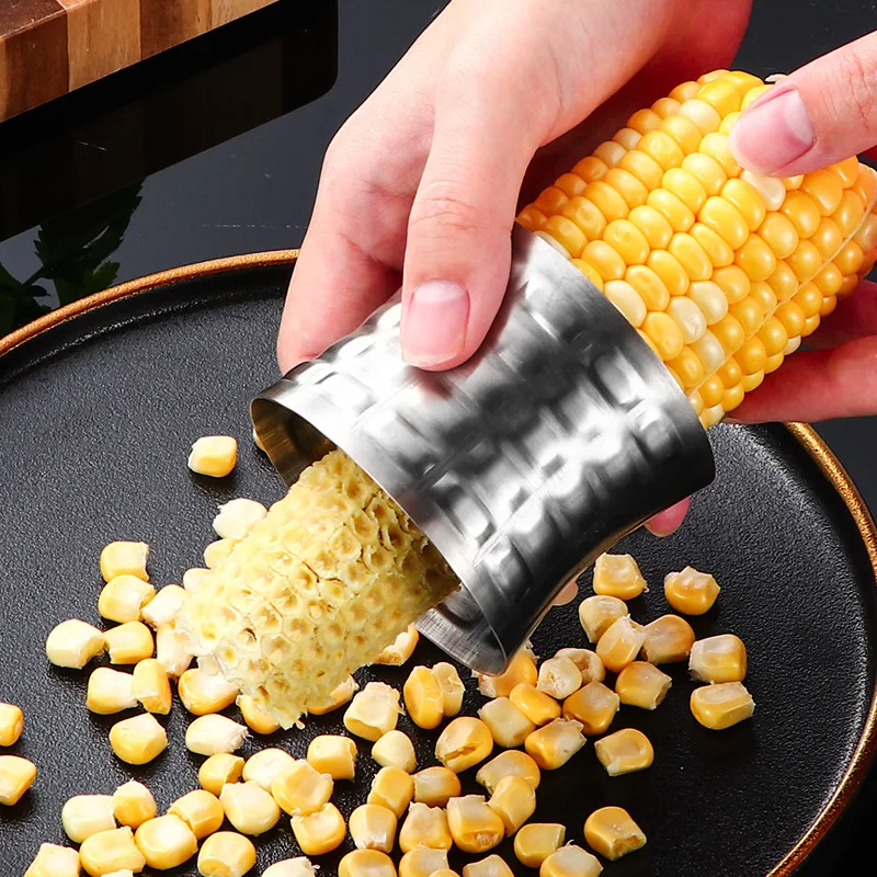 304 Stainless Steel Non-Slip Corn Peeler Corn Stripper Cob Cutter Remover with Serrated Blade Kitchen Tools
304 Stainless Steel Non-Slip Corn Peeler Corn Stripper Cob Cutter Remover with Serrated Blade Kitchen Tools