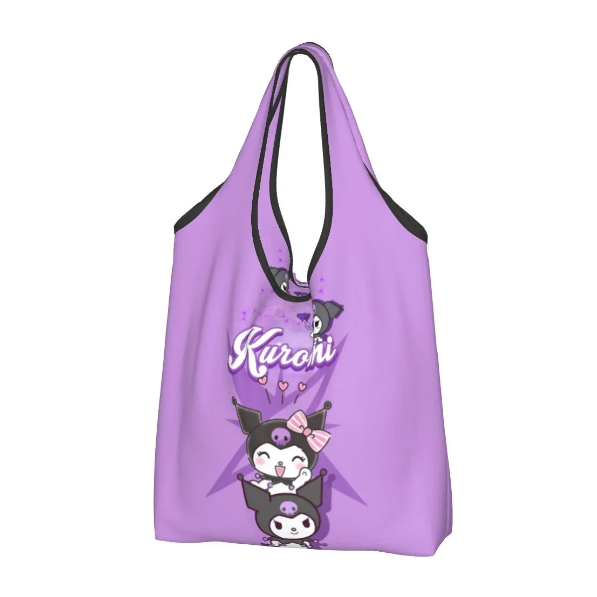 Custom Kuromi Anime Cartoon Shopping Bag Women Portable Large Capacity Groceries Tote Shopper Bags
Custom Kuromi Anime Cartoon Shopping Bag Women Portable Large Capacity Groceries Tote Shopper Bags