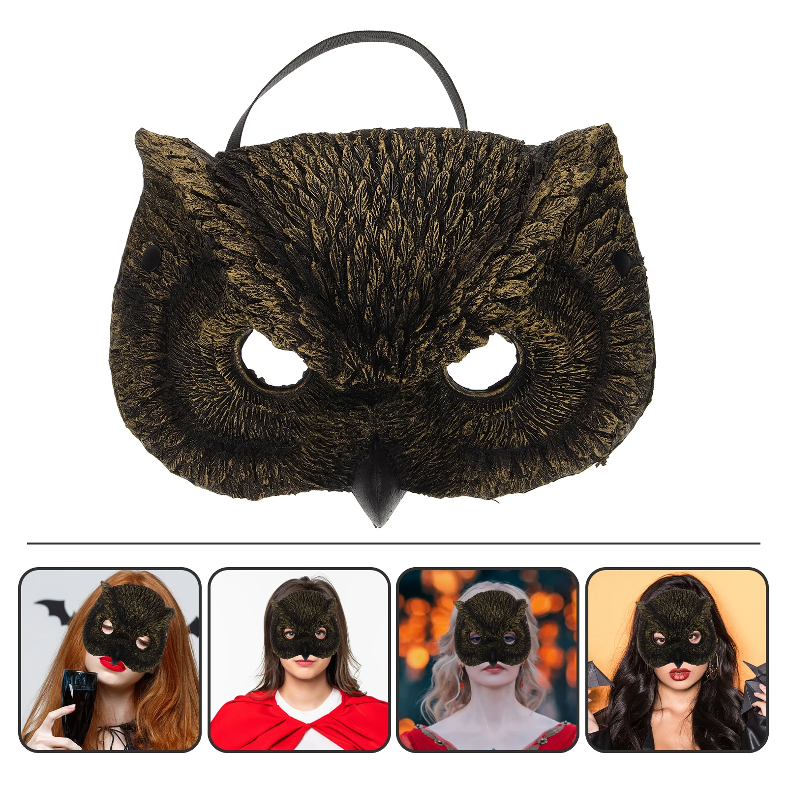 Halloween Owl Mask PU Material Lightweight Cosplay Mask Costume Accessory for Masquerade Party Masquerade Masks Women
Halloween Owl Mask PU Material Lightweight Cosplay Mask Costume Accessory for Masquerade Party Masquerade Masks Women