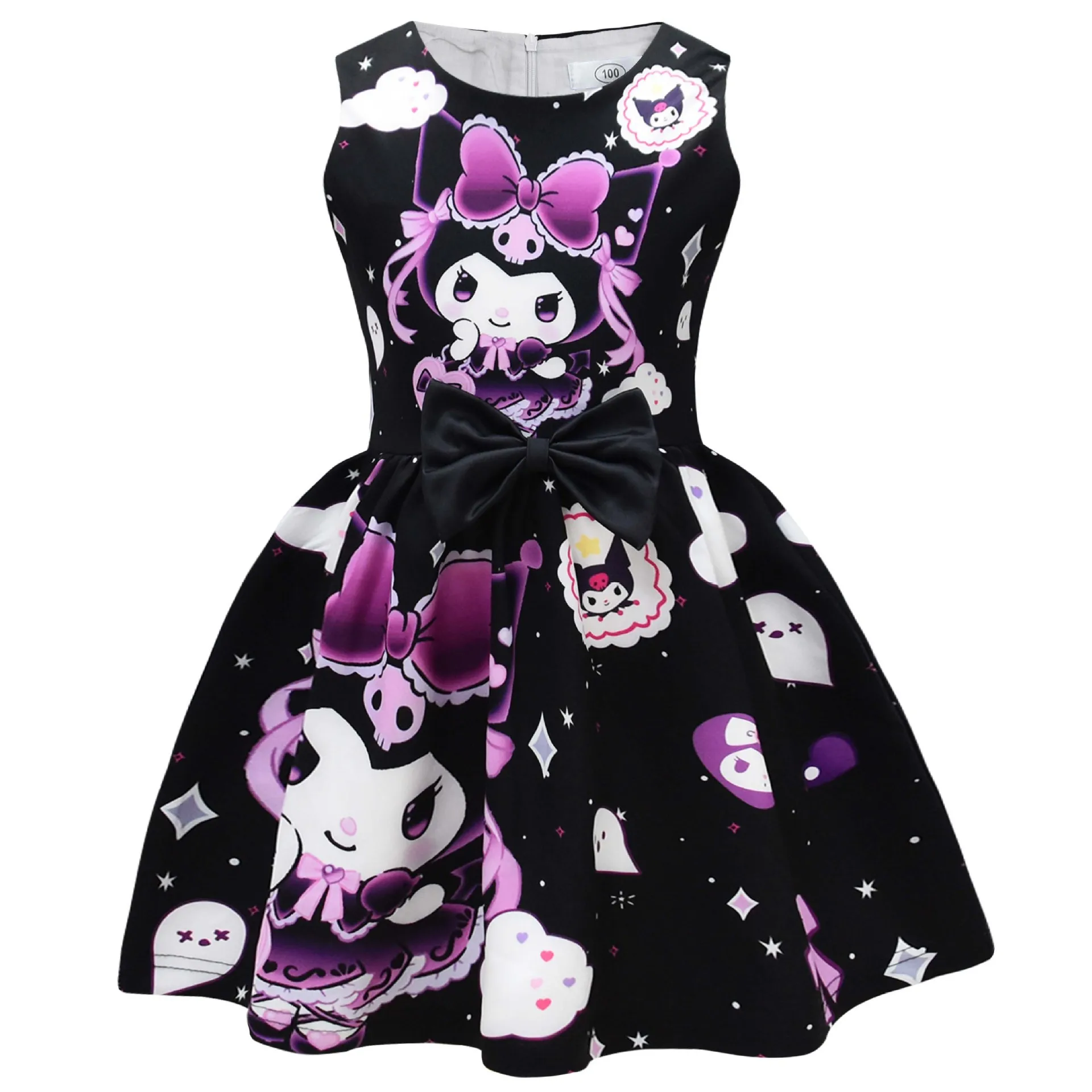 Lovely Girls Sleeveless Princess Bow Dresses Cartoon Cute Anime Kids Kuromi Melody Birthday Halloween Party Cosplay Dress
Lovely Girls Sleeveless Princess Bow Dresses Cartoon Cute Anime Kids Kuromi Melody Birthday Halloween Party Cosplay Dress