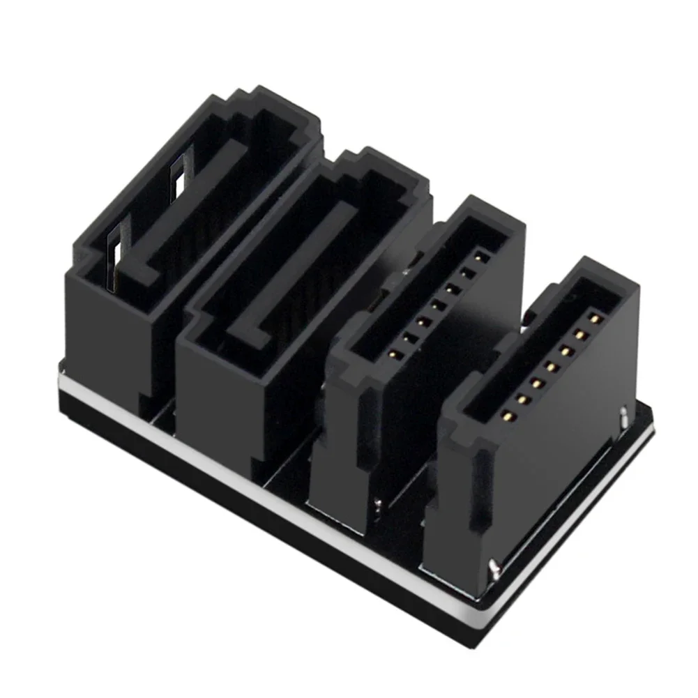 SATA 7Pin Angled Adapter Plug and Play 90 180 Degree Dual Interface Male to Female Converter for Desktop Motherboard
SATA 7Pin Angled Adapter Plug and Play 90 180 Degree Dual Interface Male to Female Converter for Desktop Motherboard